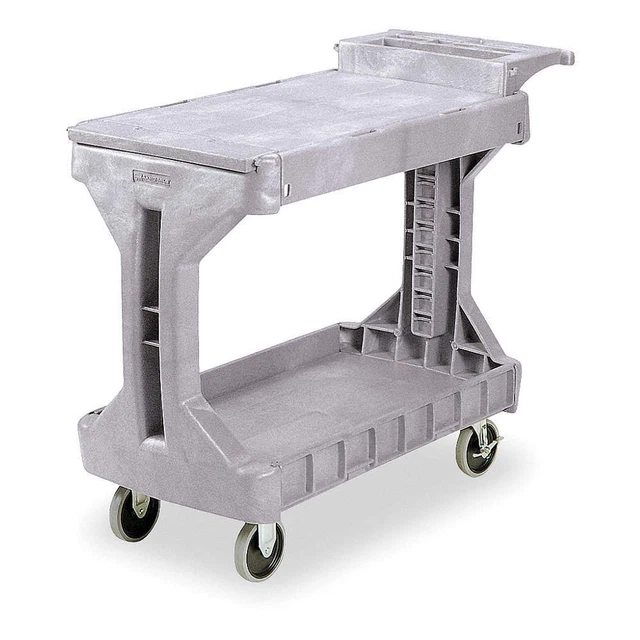AKRO-MILS 30930GREY Utility Cart,400 lb. Load Cap.,PE