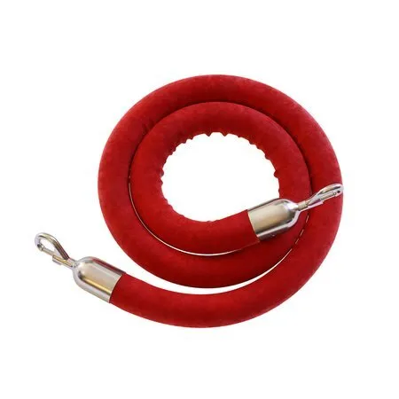 MONTOUR LINE VL310Rope-60-RD-SE-PS Velvet Rope Red With Pol. Stainless Steel