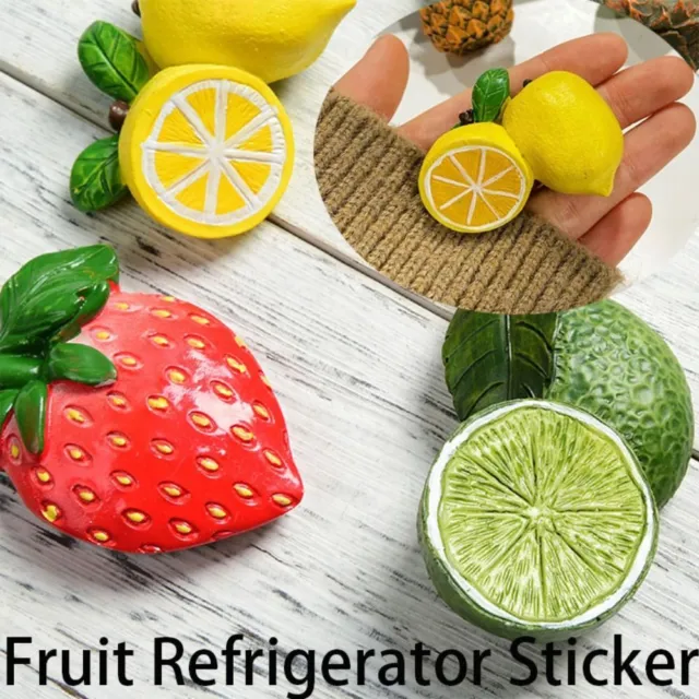 Magnétique Décoration de chambre 3D Fruit Autocollants pour réfrigérateur