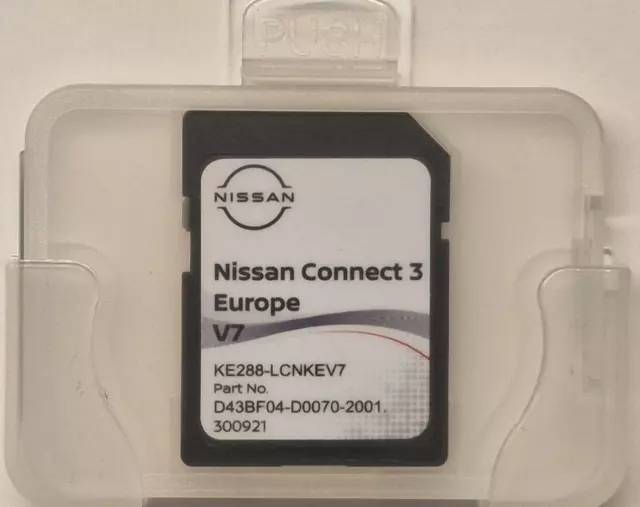 2022/23 Nissan Connect 3 V7 Map Nav Lcn3 Juke / Qashqai Sd Card Ke288-Lcnkev7