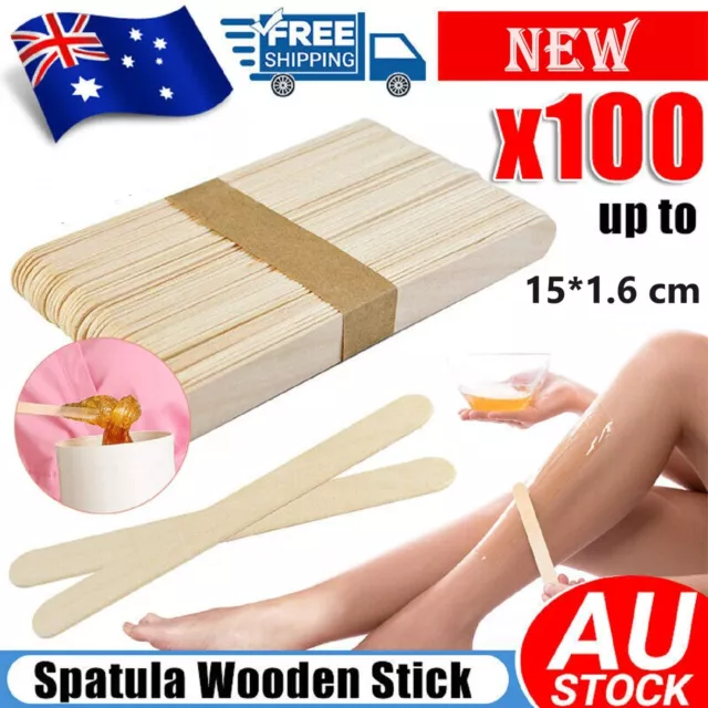 Waxing Spatula Wooden Stick Disposable Tongue Depressor Wax Applicator DIY Craft