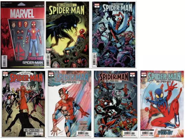 Spider-Man #1 JTC Cover E Variant & #2 3 4 5 6 MAIN Cover SET & More 2022 2023