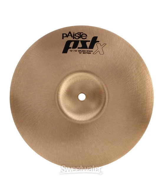 PAISTE 12/10INCH PST X Splash Stack Cymbals 99.00 PicClick