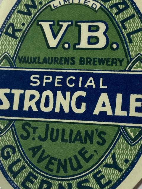 5 Old R W Randall St Julians. Guernsey Jersey Brewery Beer Labels Lot 180 9