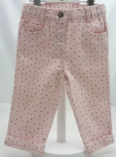 Grain de Blé Pantalon rose à étoiles façon jean bébé 6  mois