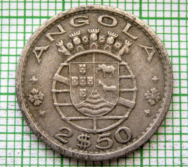 Angola Portuguese Colonial 1969 2-1/2 Escudos