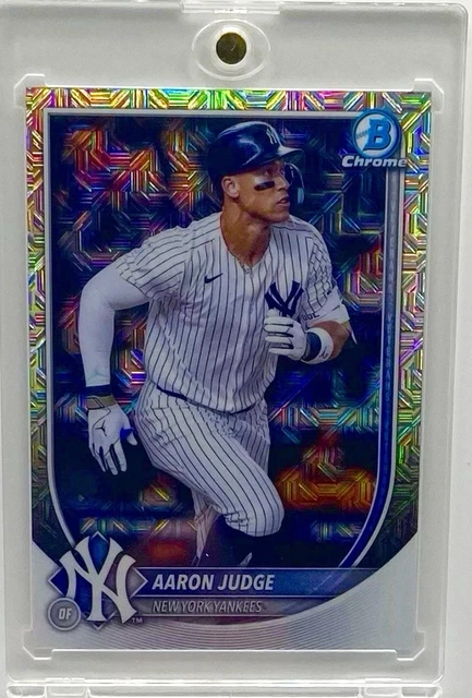 2023 Topps Chrome - Aaron Judge #62 RARE Aaron Judge 1-of-1 Refractor Card - 2021 Topps Chrome Yankees SSP Mint Topps Baseball Cards 2023 Topps Chrome - Aaron Judge #62 RARE Aaron Judge 1-of-1 Refractor Card - 2021 Topps Chrome Yankees SSP Mint Topps Baseball Cards