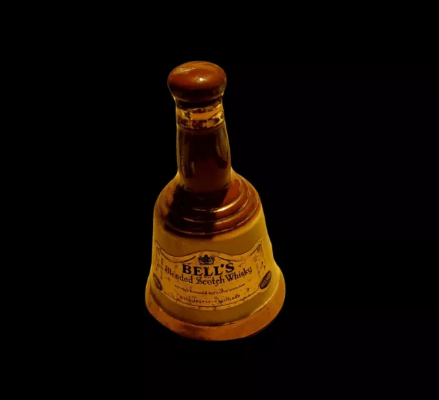 Bells Blended Scotch Whisky Wade Porcelain Bell Decanter 18.75cl Ceramic Vintage