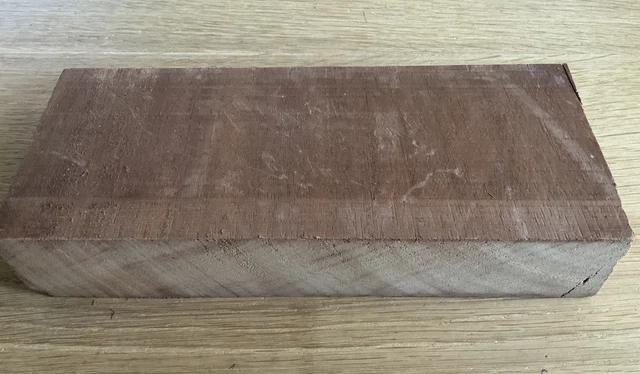 Legno massello IROKO legno duro tagliato 28 x 11,5 x 5,3 cm - legno fai da te artigianato 963