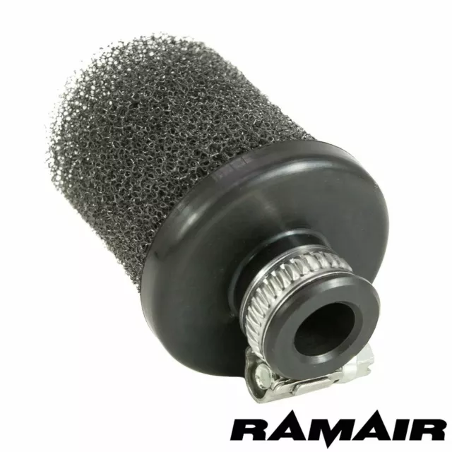 13mm ID Neck Mini Crankcase Breather Air Filter 100% MADE IN THE UK By Ramair