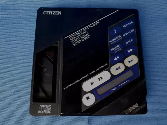 CITIZEN CBM 1000 CD Player | 1987 | For PARTS or REPAIR