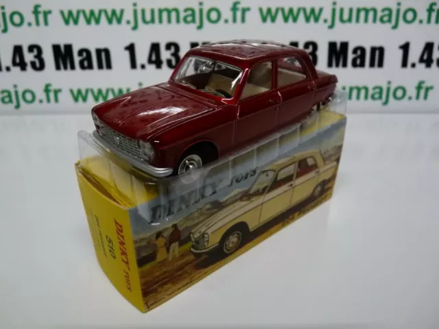 DT35E Voiture réédition DINKY TOYS atlas : 510 PEUGEOT 204 ouvrantes