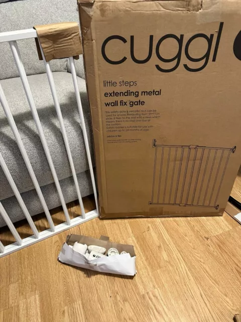 CUGGL EXTRA WIDE Stair Gate 75 117cm 8.00 PicClick UK