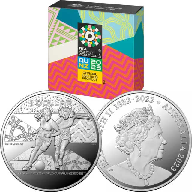 AUSTRALIA 2023 FIFA Women's World Cup 1 1/2oz Silver Proof Coin 180.