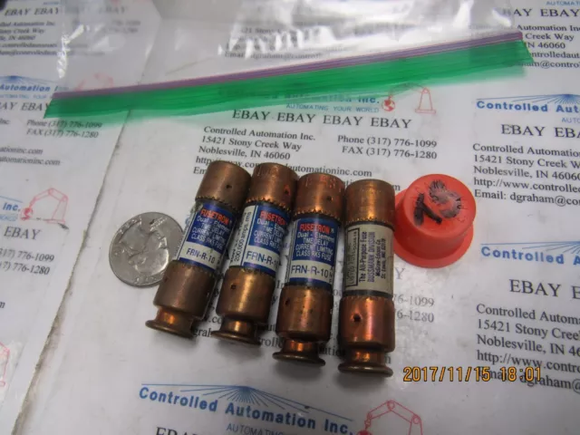 Buss/Bussmann Cooper FRN-R-10 Fuse/Fuses Lot of 4