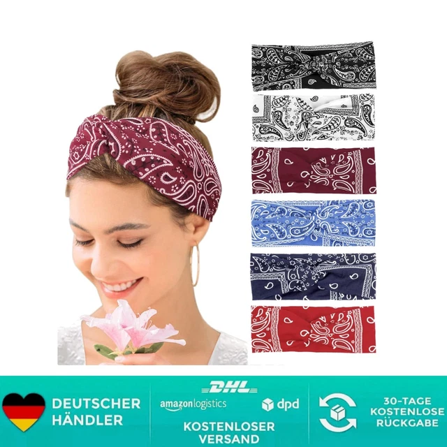 4er-Pack Breite Stirnbänder Für Damen - Weiches T Produktbild-Vorschau 7