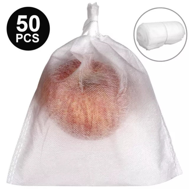 Non woven Fabric Fruit Protection Bags 50pcs Frost and Bird Resistance