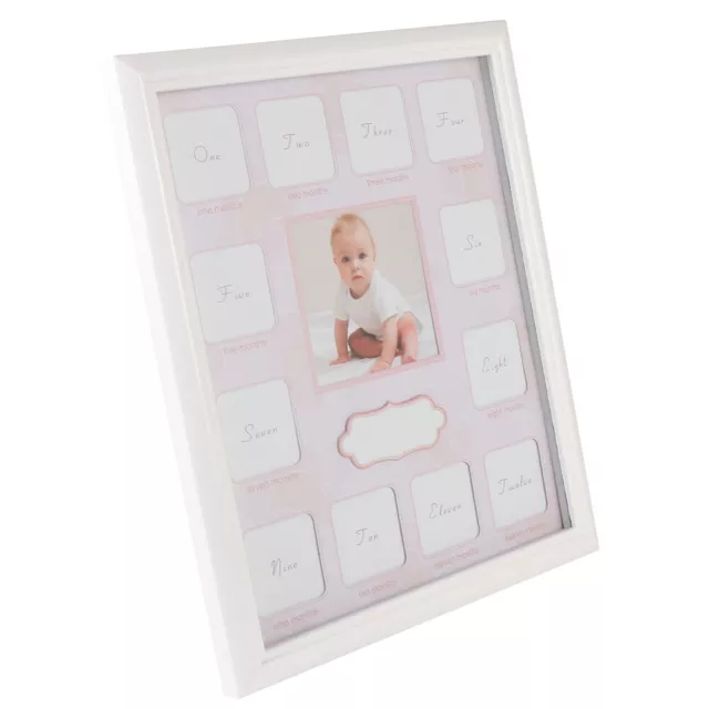 Baby 12 Month Photo Frame Growth Record for Boy/Girl