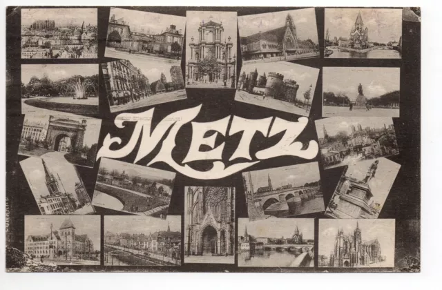 METZ moselle CPA 57 Souvenir de Metz carte multi vues de chez conrard