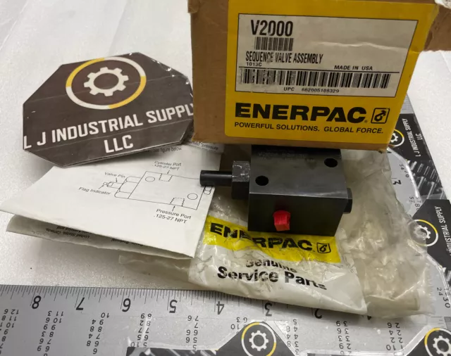 NEW! ENERPAC V2000 Sequence Valve Assembly 1013C *WARRANTY*_FAST SHIPPING!