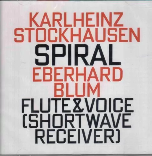 K. STOCKHAUSEN - Karlheinz Stockhausen: Spiral (1968, For A Soloist, Flute,