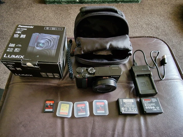 PANASONIC LUMIX DC-TZ200 15x Zoom Travel Camera - Black $504.62 - PicClick