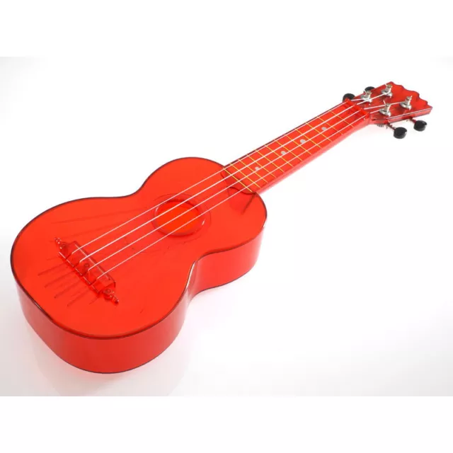 Ukulele Koki'o Plastic Soprano rouge transparent