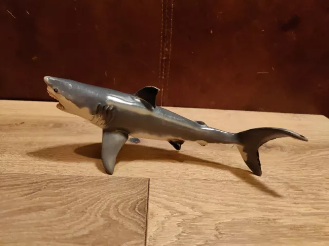 1991 SAFARI LTD GREAT WHITE SHARK MONTEREY BAY AQUARIUM TOY FIGURE Figurine