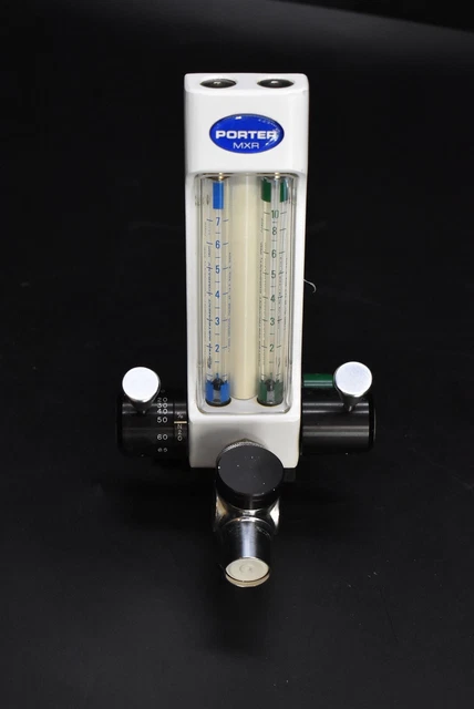 Porter MXR 2000 Dental Nitrous Oxide N2O Flowmeter Conscious Sedation Unit