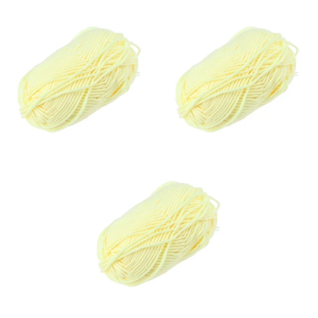 3 stücke 50g milch baumwollgarn baumwolle chunky handgewebt häkeln stricken
