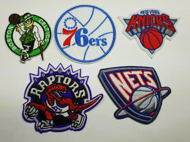 NBA Team logo iron on sew on patch Eastern Conference Atlantic Celtics Knicks