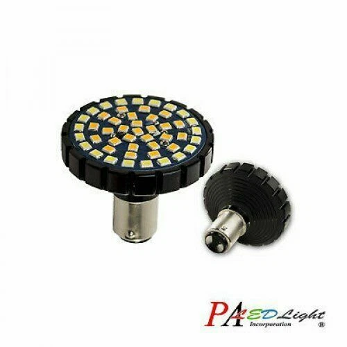 2x Harley Davidson Edition 1157 BAY15D LED Turn Signal Light Dual White Amber