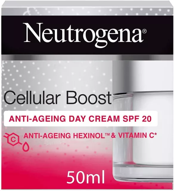 Neutrogena Cellular Boost Crème de Jour Anti-Âge, SPF 20, 50 ml 2