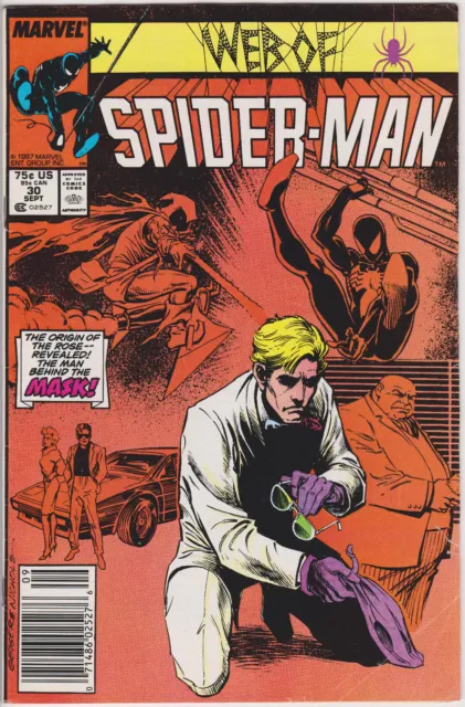 Web of Spider-Man #30 Vol. 1 (1985-1998, 2012) Marvel Comics,High Grade