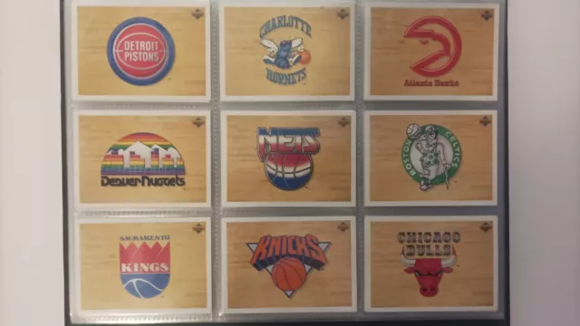 Nba Upper Deck 91/92 Todos Los Escudos De Los Equipos. Intnl Ita Original M/Bett 2