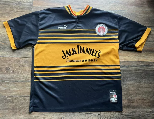 Fc St Pauli Trikot Jack Daniels Auswärts Saison 1998/99