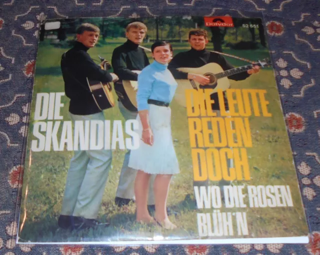 Die Skandias : Die Leute reden doch,Polydor,7",im Bildcover