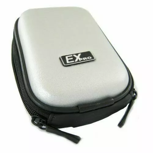 Camera Case Ex-Pro® argent dur Clam pour Pentax Optio W10 W20 W30 W60