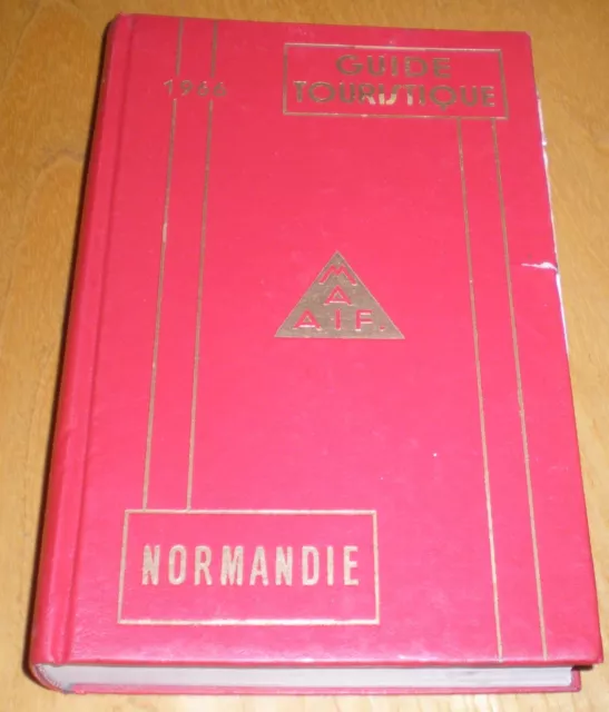 Guide routier  touristique MAAIF NORMANDIE--1966