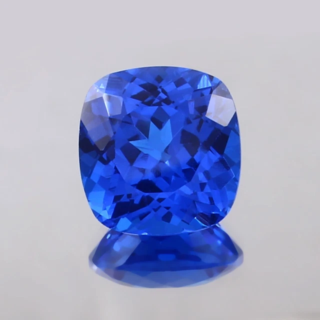 AAA 3.75 CT Naturel Ceylan Bleuet Bleu Spinelle Coussin Desseré Gemme Coupe