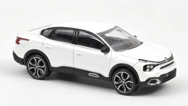 Miniature Norev 1/43 Citroën ë-C4 X 2024 – Blanc Perle, Prévente, Métal