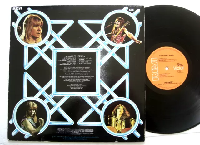 SWEET * Sweet Fanny Adams * LP 1974 (1st Holland) N.Mint 2