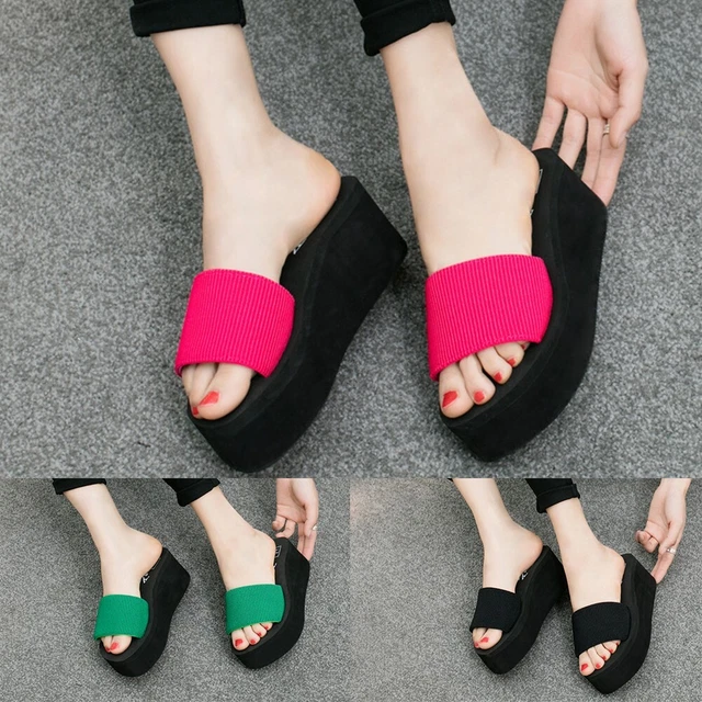 Scarpe donna 1 paio di sandali casual in cotone + EVA plateau outdoor