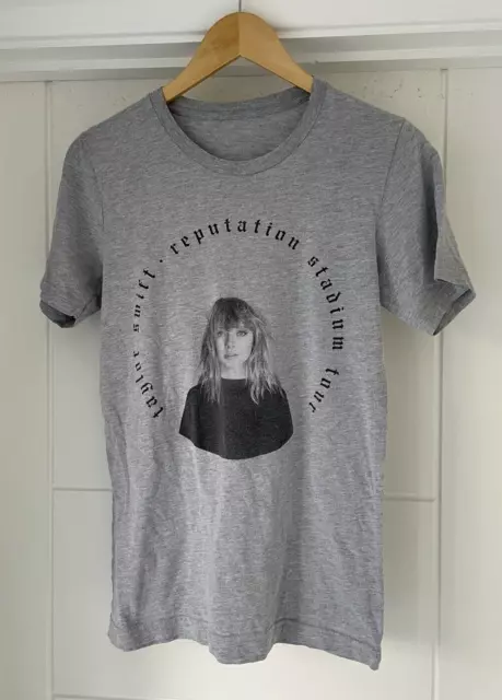 Taylor Swift Reputation Stadium Tour T-shirt Grey UK Size S