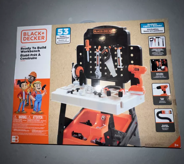 BLACK & DECKER Kids Tool Set Toy Workshop Bench Replacement Hooks Lot 2  $11.99 - PicClick