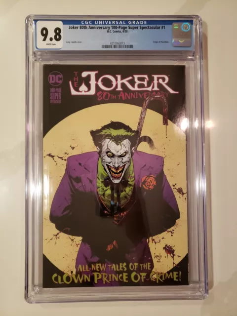 Joker 80th Anniversary Super Spectacular CGC 9.8 DC Comics 2020