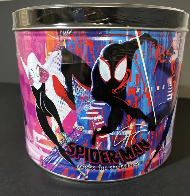 1PCS SPIDERMAN ACROSS the SpiderVerse 2023 Movie MILES Popcorn Bucket