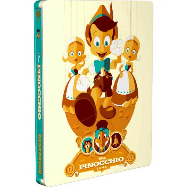 Pinocchio - Mondo UK Exclusive Limited Edition Steelbook ZONE B! BRAND NEW!