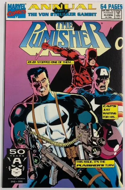 The Punisher Annual #4 Marvel Comics June 1991