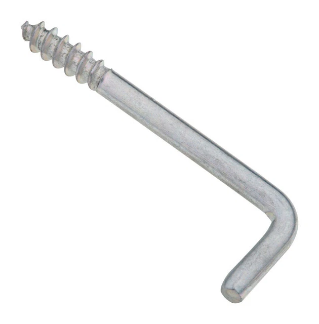 National Hardware N120-436 Steel 2 lbs. Square Bend Hook 0.44Lx0.5W in. 10 Pack